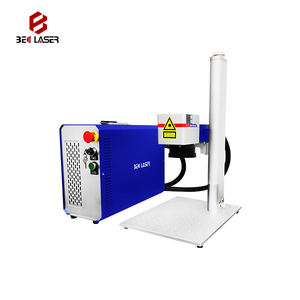 ماكينة الوسم بالليزر الباركود المحمولة الأوتوماتيكية 20 واط 30 واط ، ماكينة النقش الملونة من الألومنيوم المقاوم للصدأ 2d 2.5d 3d - Product Image 5