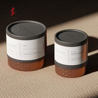 HONGE Vente en gros de boîtes cylindriques rigides en papier biodégradable pour le stockage de chocolat, de crème glacée et de collations, couleur personnalisée OEM