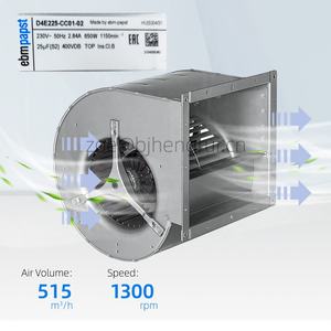 ebmpapst D4E225-CC01-02 230V AC 2.84A 650W 225mm Ventilador Centrífugo para Purificador de Aire HVAC, Unidad de Filtro de Ventilador FFU - Product Image 3