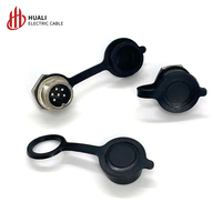 Tapas y Cubiertas Impermeables IP67 de Nylon para Conectores de Aviación GX12/GX16/GX20 (Uso Automotriz)
