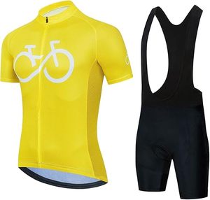 Hoogwaardig Zomerfietspak Voor Sport Ademende Fietskleding Met Korte Mouwen En Zweet-Absorberende Mountainbike Oem-Sets - Product Image 6