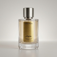 Autocollants personnalisés pour étiquettes de parfum, imperméables, durables, en or brossé