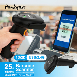 Lecteur mã barre lector de codigo de barras 2D không dây cầm tay 2D QR mã vạch Máy quét mã vạch đọc không dây 2D mã barre - Product Image 1