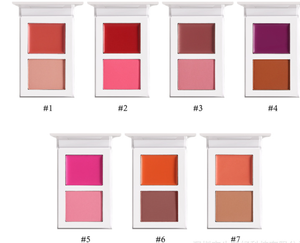 Fard à joues végétalien en poudre pressée, waterproof, <span class=keywords><strong>crémeux</strong></span> et en poudre, palette de fards à joues pigmentés, haute qualité, vente chaude - Product Image 4