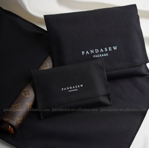 ถุงผ้ากันฝุ่น PandaSew สกรีนโลโก้ได้ ผ้าฝ้ายลายก้างปลาเนื้อนุ่ม รูปทรงซองจดหมาย สำหรับใส่ของขวัญ/เครื่องประดับ - Product Image 6