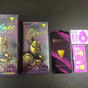 OG Golden Armor borde curvo para <span class=keywords><strong>iPhone</strong></span> 17 Air 16 8 XS XR 11 <span class=keywords><strong>12</strong></span> 13 14 15 Plus Pro Max <span class=keywords><strong>Mini</strong></span> cubierta completa película de pantalla de vidrio templado - Product Image 1