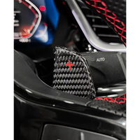 Volant à LED en fibre de carbone véritable avec chauffage pour BMW G20 G22 G26 G30 G05 G06 G80 G82 G87 F90 F95 F96 Volant en cuir