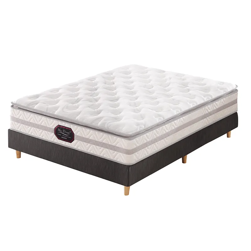 Vendita calda 5 stelle Hotel mobili morbidi Hypo-Allergenic King Size Memory Foam materasso Pocket a molla pieghevole casa camera da letto uso