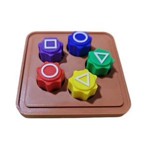 Ensemble de jeu coréen traditionnel Gonggi Jack Stone Pebbles (5 pièces) pour filles, jouet anti-stress pour attraper et lancer des pierres - Product Image 2