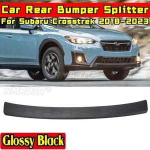 Rear Bumper <b>Lip</b> Compatible With Subaru Crosstrek 2018-2023 Body Kit Rear Guard Protector <b>Splitter</b> Car Accessories - Product Image 1