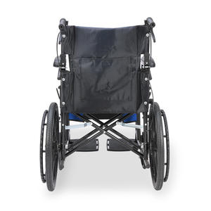 Fabricante Best-Seller Silla de ruedas manual portátil Silla de ruedas plegable Silla de ruedas de acero ligera para discapacitados - Product Image 5