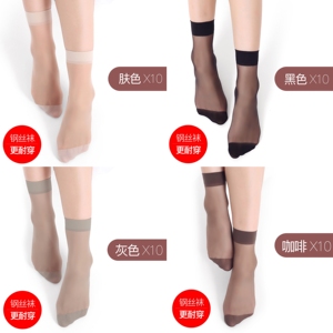 Vente en gros de chaussettes d'été en cristal anti-talonneur pour femmes, semelles antidérapantes résistantes à l'usure, <span class=keywords><strong>bas</strong></span> courts en coton de <span class=keywords><strong>couleur</strong></span> <span class=keywords><strong>chair</strong></span> - Product Image 5