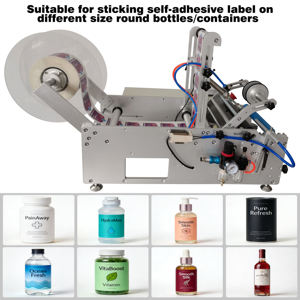 中小企業向けの新型半自動バイアルラベリングマシン - Product Image 6