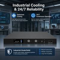 Appareil de sécurité réseau Gigabit 1U en rack, 6 ports LAN, serveur routeur pare-feu PfSense avec matériel X86 DDR4