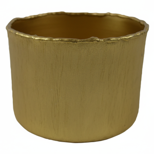 Maceta de Metal de Diseño de Lujo Hecha a Mano con Acabado Esmaltado para Uso Decorativo en Interiores y Exteriores, Jarrones de Metal - Product Image 1