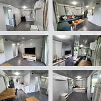 Casa Contenedor Expandible de Diseño Chino, Residencial Móvil, Resistente a Terremotos, Plegable, con Dormitorio, Baño y Oficina