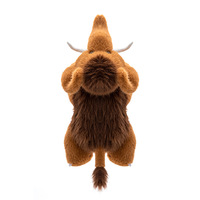 Émulation mammouth peluche forêt animal jouet doux peluche oreiller marron éléphant jouet