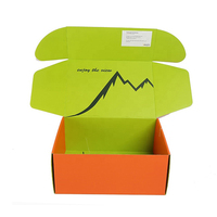 Carton imprimé personnalisé recyclé FSC pli sous-vêtements vêtements emballage avion cadeau Mailer carton de papier boîtes postales en carton ondulé