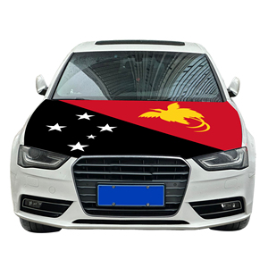 Housse de capot de voiture avec drapeau de la Papouasie-Nouvelle-Guinée, housse de capot de moteur de voiture avec drapeau, vente en gros, personnalisable, résistante à l'usure et durable - Product Image 6