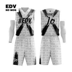 Conjunto de camiseta de baloncesto con estampado de dibujos animados para niños, ropa deportiva de entrenamiento suave, transpirable, ligera, entrega rápida - Product Image 6