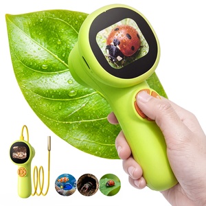6 Color Options Kids Endoscope Camera With Magnifier Microscope Camera Toys For Kids Scientific Exploration