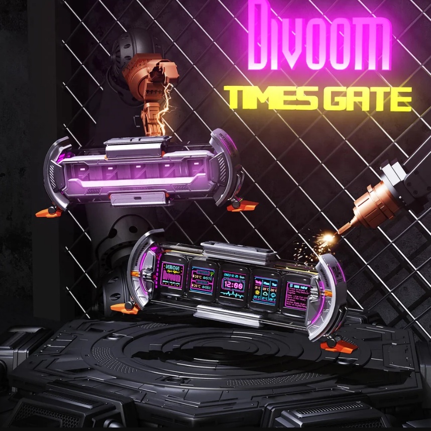 Divoom Times Gate Pixel Art - RGB LED Display for Gaming