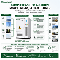 Système de Stockage d'Énergie Solaire Tout-en-un ESS 20kW 50kWh LiFePO4 avec Onduleur Intégré et Armoire de Batterie, Protection IP65, Hybride/Hors Réseau/Sur Réseau