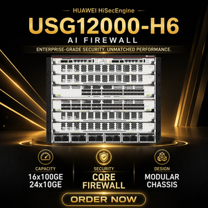 HiSecEngine USG12000-H6 อุปกรณ์รักษาความปลอดภัยเครือข่ายไฟร์วอลล์ AI ขนาด 8.8U 16x100GE QSFP28 24x10GE SFP+ AC N+1 ของแท้ใหม่ - Product Image 2