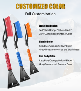 Đa chức năng có thể tháo rời rửa xe bàn chải mùa đông tuyết xẻng Băng <span class=keywords><strong>scraper</strong></span> cho xe thủy tinh tuyết bàn chải nước Remover - Product Image 6