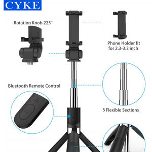 CYKE <span class=keywords><strong>L01s</strong></span> Perche à <span class=keywords><strong>selfie</strong></span> trépied mini extensible 3 en 1 avec télécommande sans fil et support de trépied - Product Image 3