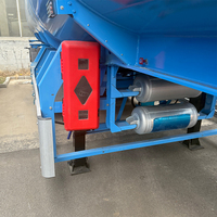 Semi-remorque citerne à carburant en alliage d'aluminium à 2 essieux, 30 m³, 2 compartiments, robuste, pour le transport d'hydrocarbures
