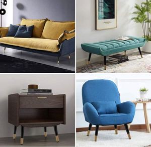 ขาเหล็กสีดำทันสมัยขนาด 60 ซม. สำหรับโซฟา ห้องรับประทานอาหาร โรงแรม ห้องนั่งเล่น ห้องนอน โฮมออฟฟิศ โรงเรียน อพาร์ทเมนท์ เฟอร์นิเจอร์ - Product Image 6