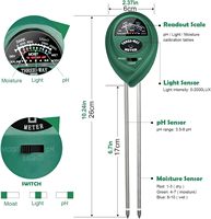 Équipement d'essai numérique du sol Testeur de dureté de compactage Ferme Testeur intelligent de dureté du sol pour le jardinage et l'agriculture