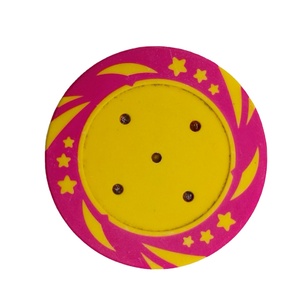Fichas de Póker Profesionales de Arcilla Blanca de 14g, Tres Estrellas, 40mm, con Núcleo de Hierro, Personalizadas de Fábrica, Sin Pegatinas, para Juegos de Casino - Product Image 5