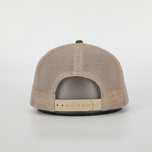 الجملة شعار مخصص التطريز 6 لوحة أبي قبعة عالية الجودة القطن Gorras ، رجالي أسود العصرية الجيش الأخضر كامو - Product Image 5