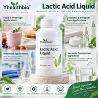 Asam Laktat Cair CAS 50-21-5 Kelas Kosmetik 80% untuk Formulasi, Sampel Makanan Halus, Buffer, Grosir