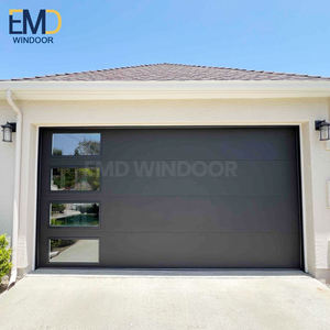 Portes de garage en verre sans cadre avec design pliable minimaliste - Product Image 5