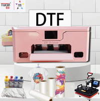Impresora Plana Automática Tucai XP600 DTF de Alta Velocidad, Máquina de Impresión de Camisetas por Transferencia de Calor con Inyección de Tinta, 1 Año de Garantía