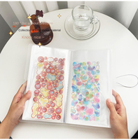 Organiseur d'autocollants transparents, carnets, fournitures de bureau, scolaires, pour enfants, cartes photo, dossiers, papeterie