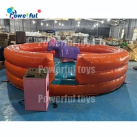 5m dia mécanique rodéo taureau tauromachie machine gonflable rebond gonflable taureau rotatif