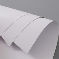 Carton recyclable personnalisé 250g A4 gris, enduit de kaolinite, simple face, pour vêtements et chaussures, avec impression numérique