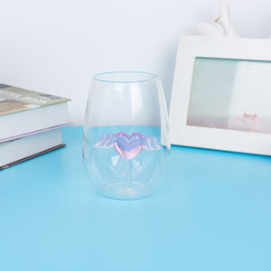 Vente en gros de tasses en verre personnalisées <span class=keywords><strong>pour</strong></span> célébrités Cupidon rose <span class=keywords><strong>pour</strong></span> l'amour convenant à la maison, à l'hôtel et au restaurant - Product Image 4