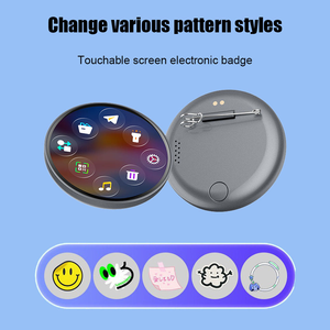 กล่องของขวัญ E87 Gift Beambox HD IPS หน้าจอสัมผัส AI Dynamic Electronic Badge ความละเอียด 360x360 แบตเตอรี่ใช้งานได้ 8-16 ชั่วโมง-Nikko Kawaii Smart Tech - Product Image 2