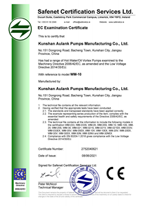 Bomba de Agua Aulank WM-05E 0.5 HP 4.2 Bar Trifásica 380V OEM para Limpieza Industrial - Product Image 4