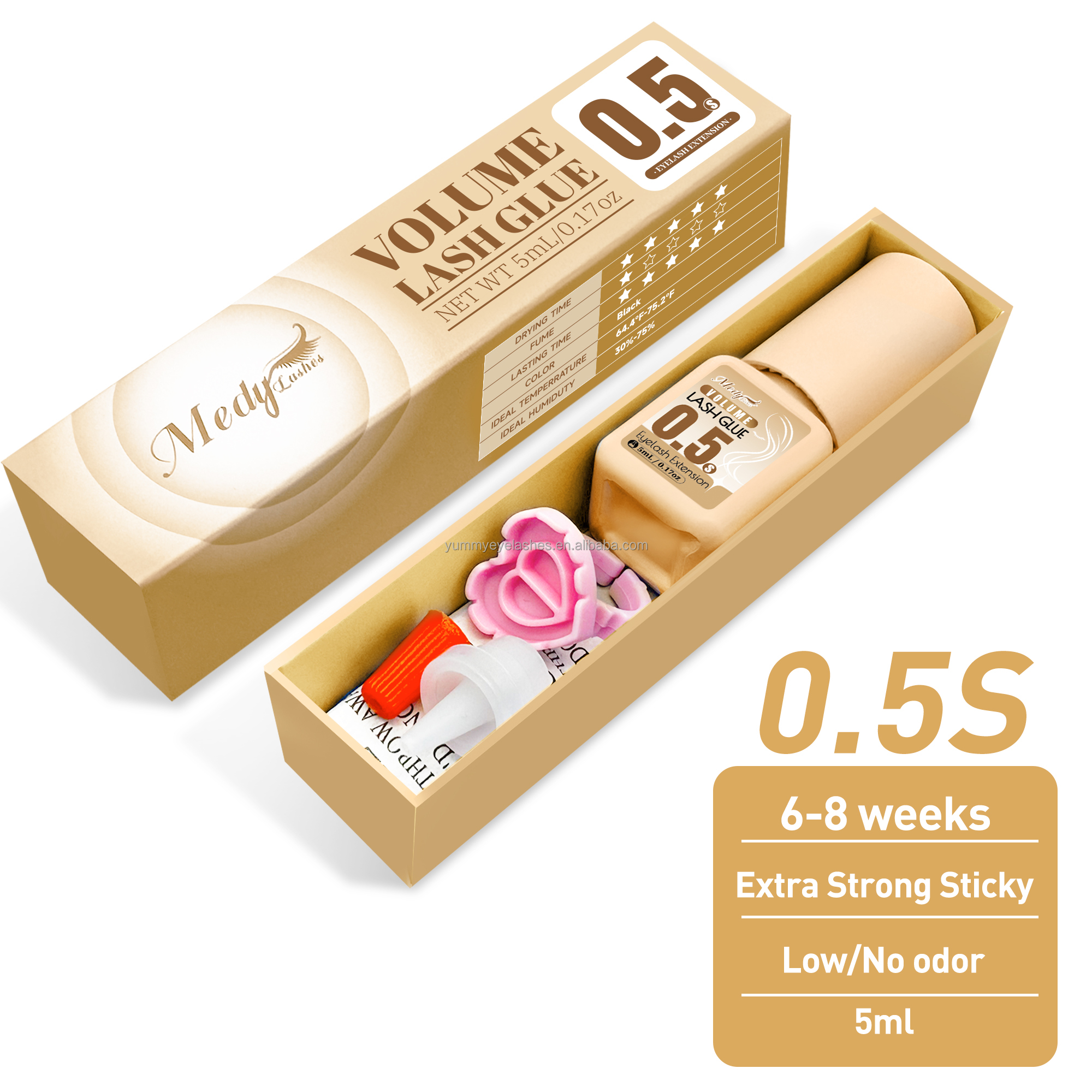 Upgrade lash glue 0.5s