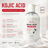 Gel Douche Éclaircissant PLOG à l'Acide Kojique 500ml – Nourrissant, Réduit l'Hyperpigmentation – Marque Blanche, Vente en Gros