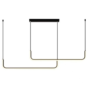 Lustre de restaurant nordique moderne en aluminium, hauteur réglable, éclairage LED suspendu, lampe de salle à manger, lampe de bar, design minimaliste pour <span class=keywords><strong>bureau</strong></span> - Product Image 5