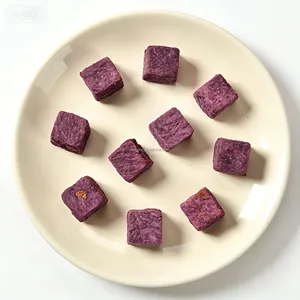 Dés de <span class=keywords><strong>patate</strong></span> douce violette lyophilisés à faible MOQ, naturels, sans sucre, granulés de <span class=keywords><strong>patate</strong></span> douce violette FD pour additif alimentaire - Product Image 5