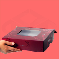 Boîtes d'emballage rapides pour poulet frit, frites, en papier kraft jetable, emballages alimentaires personnalisés en papier kraft