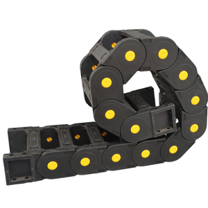 שרשרת כבלים מסוג גשר מסדרה 25 מחוזקת, עם מסילות ניילון, הגנה, מסבים ועיצוב גמיש - Product Image 1